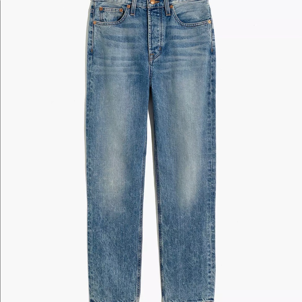 Madewell Rivet & Thread Perfect Vintage Crop Jeans in Swinton Wash